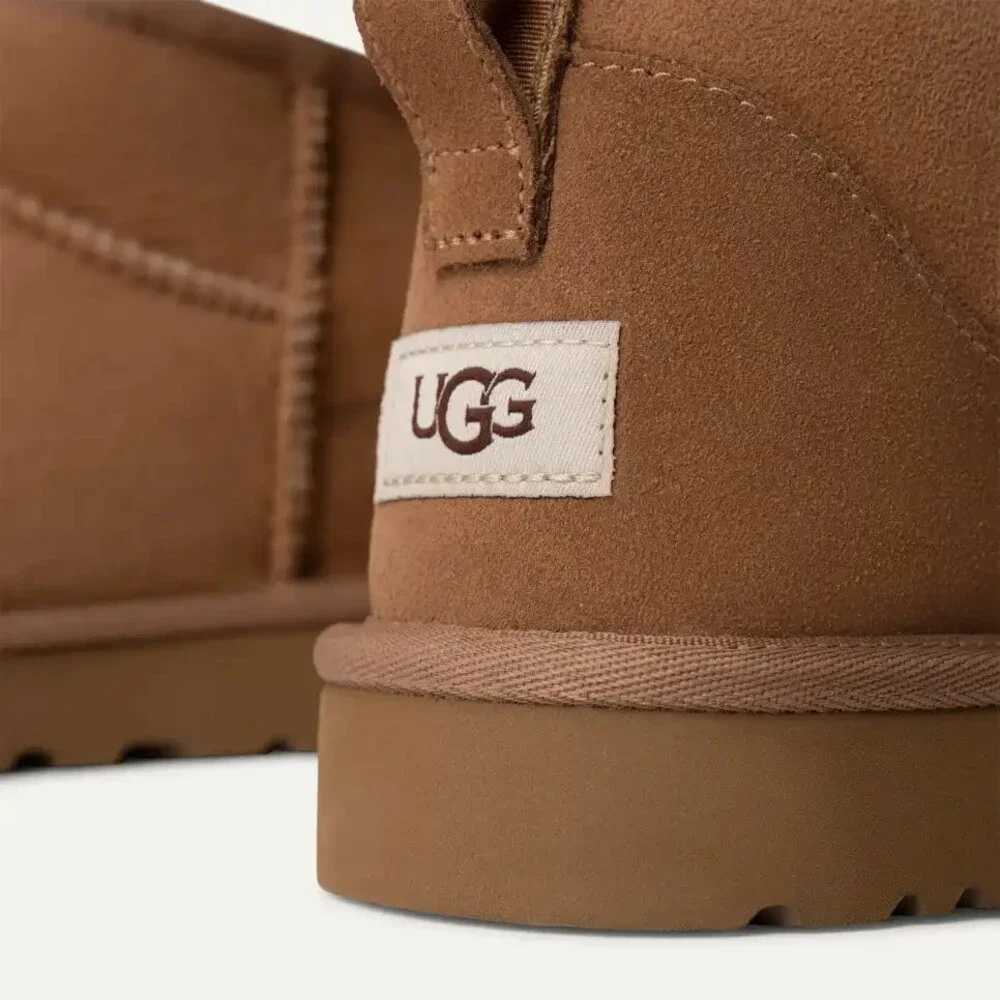UGG Classic Ultra Mini 1137391-CHE Men's US 13 Brown Sheepskin Ankle Boot FL3964 - Picture 8 of 10